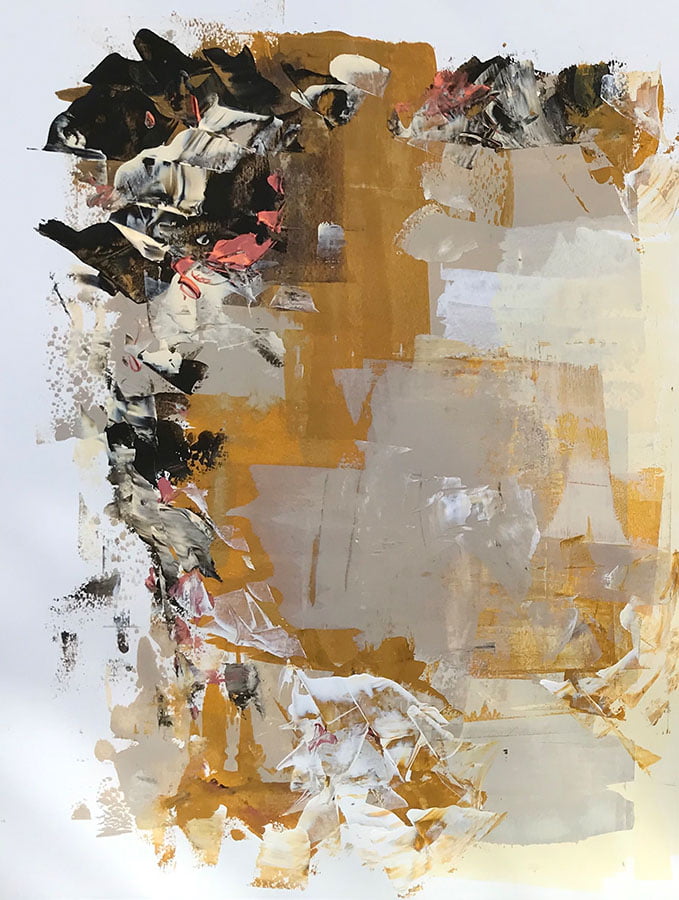 Composition 1 • acryl on paper • 50 x 65 cm